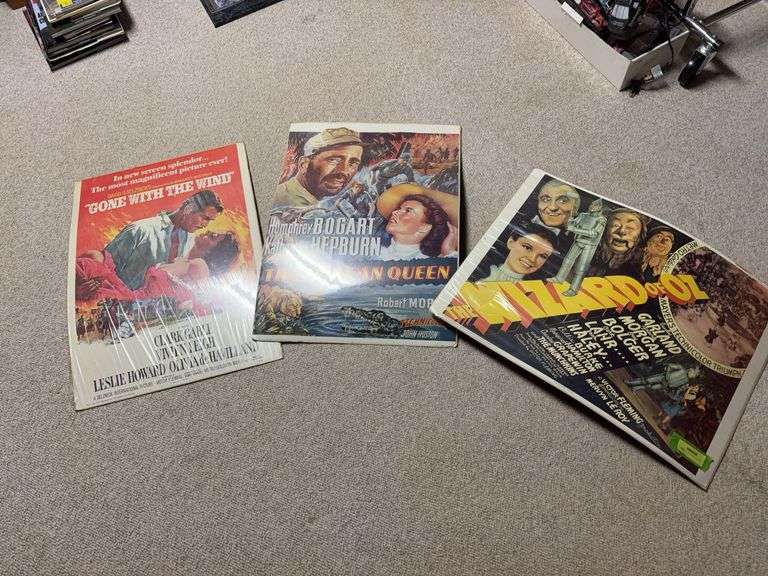 Three movie posters image
