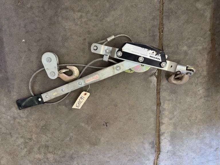 Tekton 8000#/4000# cable come a long