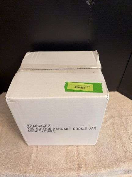 Quaker Oats 2nd edition pancake cookie jar, UNOPENED image