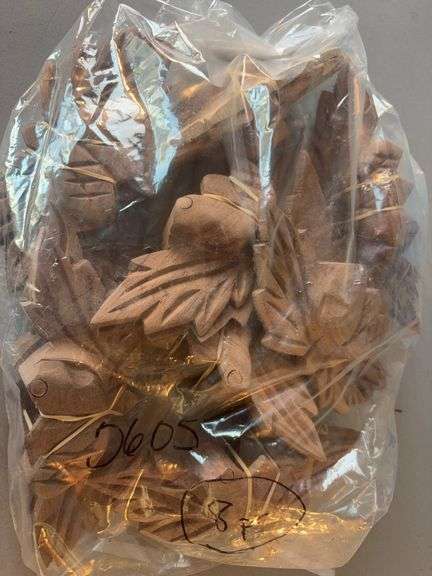 Unfinished fruit & nut drawer pulls, 8 pair image