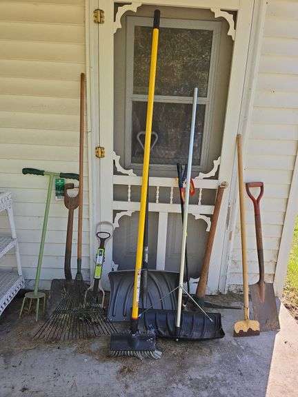 Long handled yard tools image