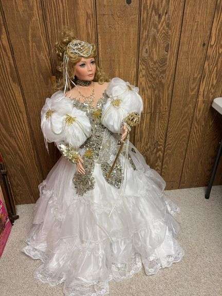 “Isis” by Rustie brides doll approx 40” tall image
