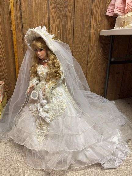 “Dawn” brides doll by Rustie Approx 28” tall image