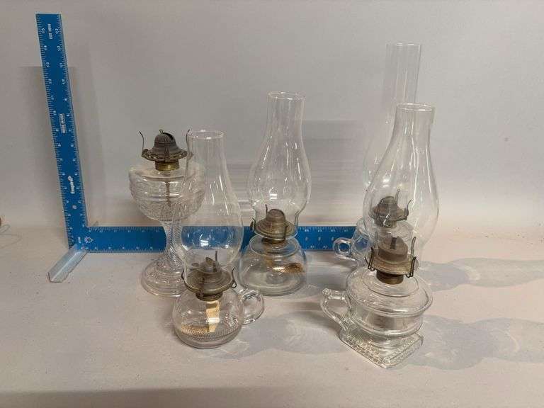 Five oil lamps image