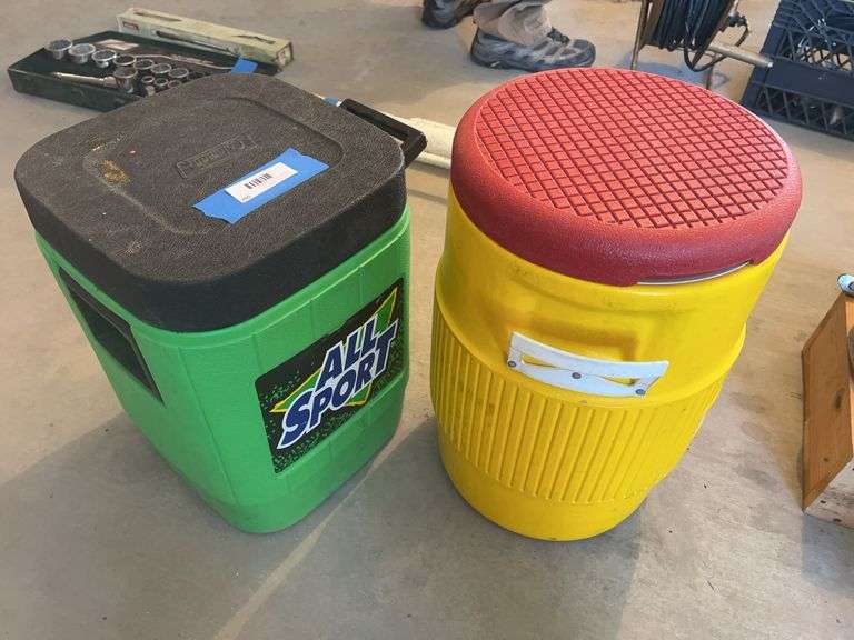 Two water jug coolers