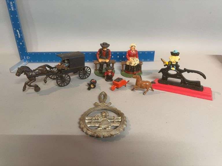 Box of old and new cast iron image