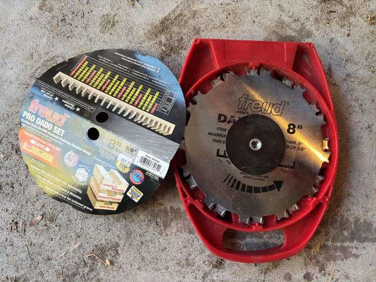 8 inch Freud Dado blade set - lifetime guarantee!