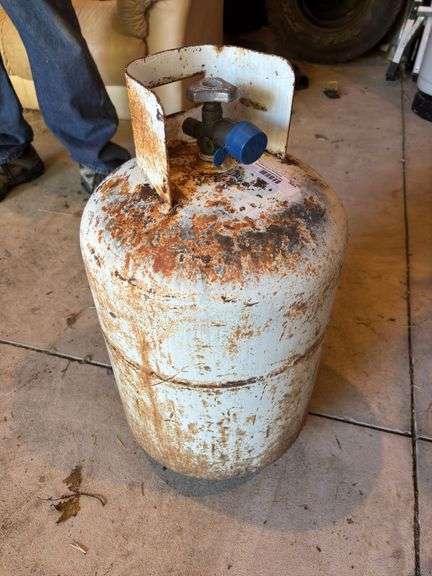 One empty OPD propane tank