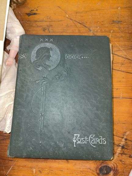 Postcard album full of postcards image