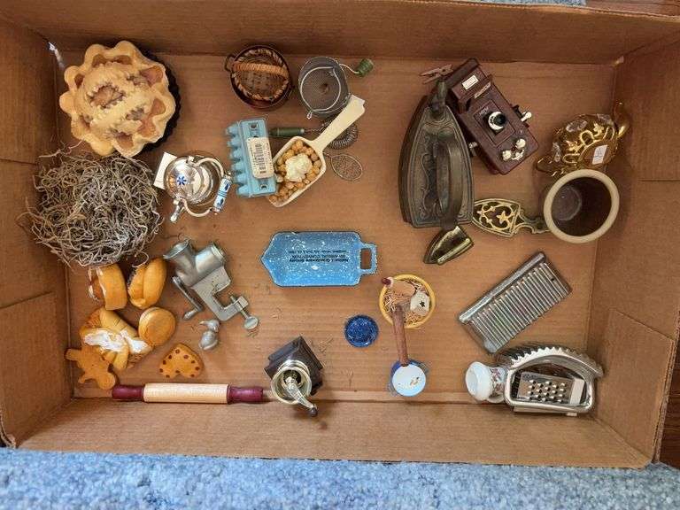 Box full of miniature items as shown image