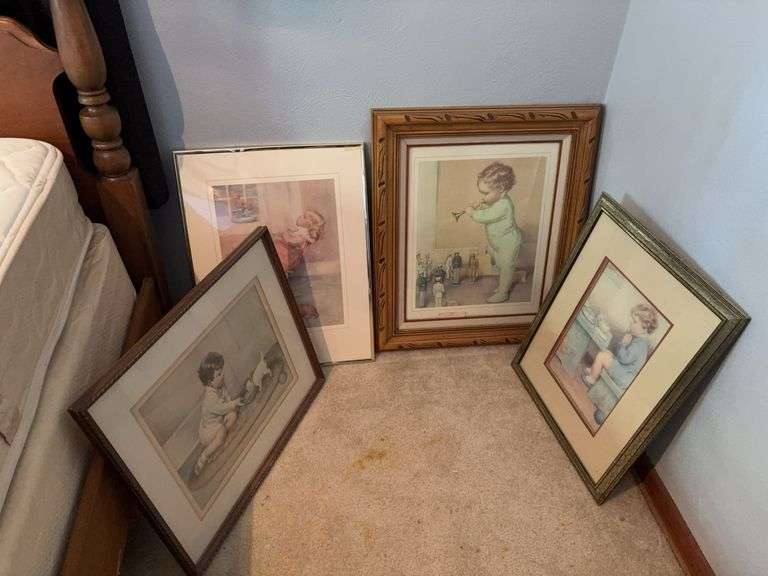 Four pieces BPG wall art image