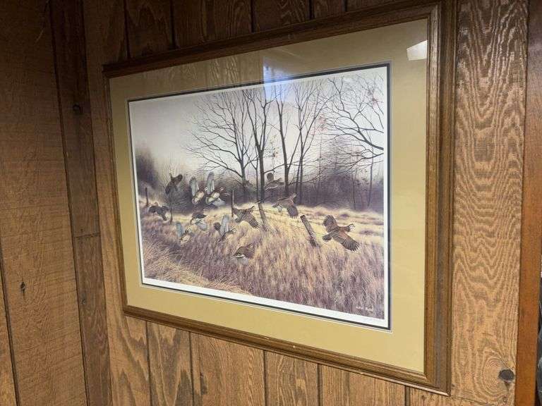 38x30 framed S/N John Bald print 262/300 image