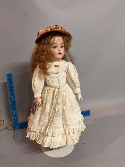 K&R German 26” jointed bisque doll image