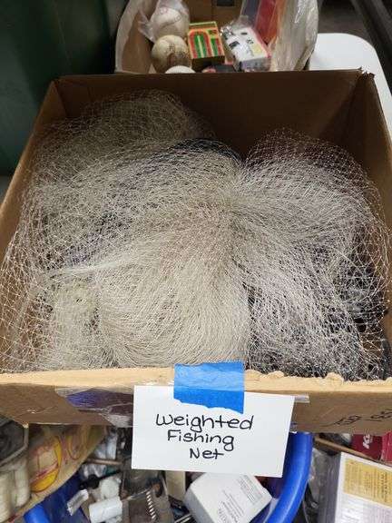 Weighted fishing net