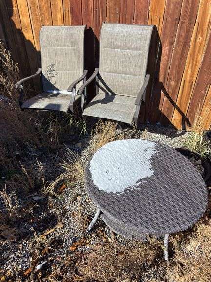 Patio table & 4 chairs image