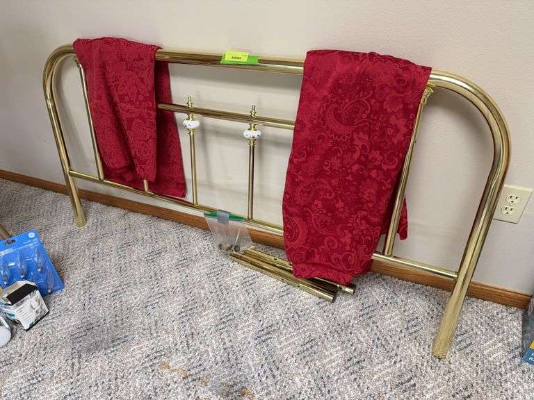 60” brass headboard image