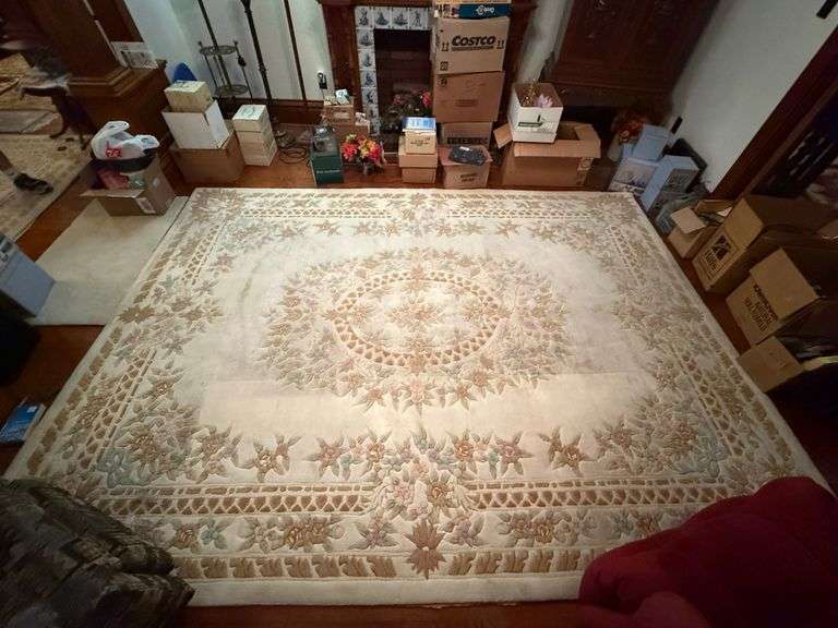 8 x 11.5' area rug This is an identical rug to lot 18144, hence the duplicated first 2 photos Late pick up! image