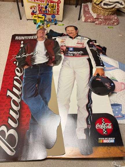 Dale Sr and Jr life size cardboard cutouts image