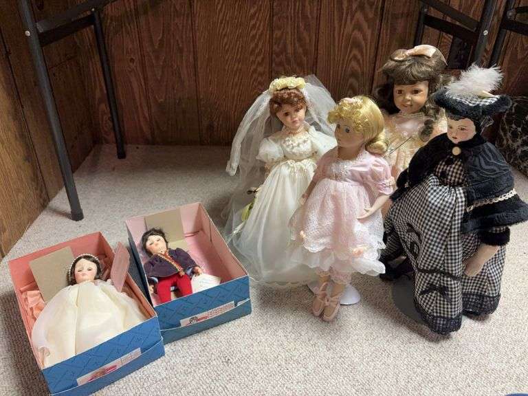 Various collector dolls image