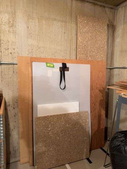 Plywood, plastic sheet for sledding large objects image