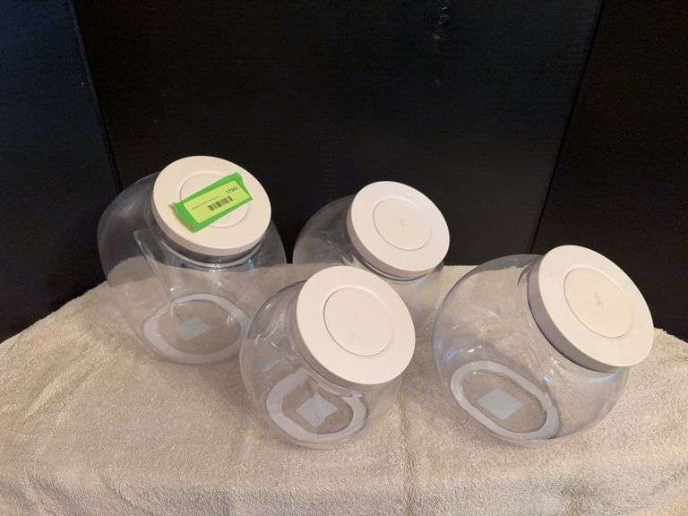 Four Oxo pop jars image