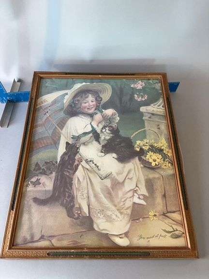 17.5 x 22 framed “You Mustn’t Pull” image