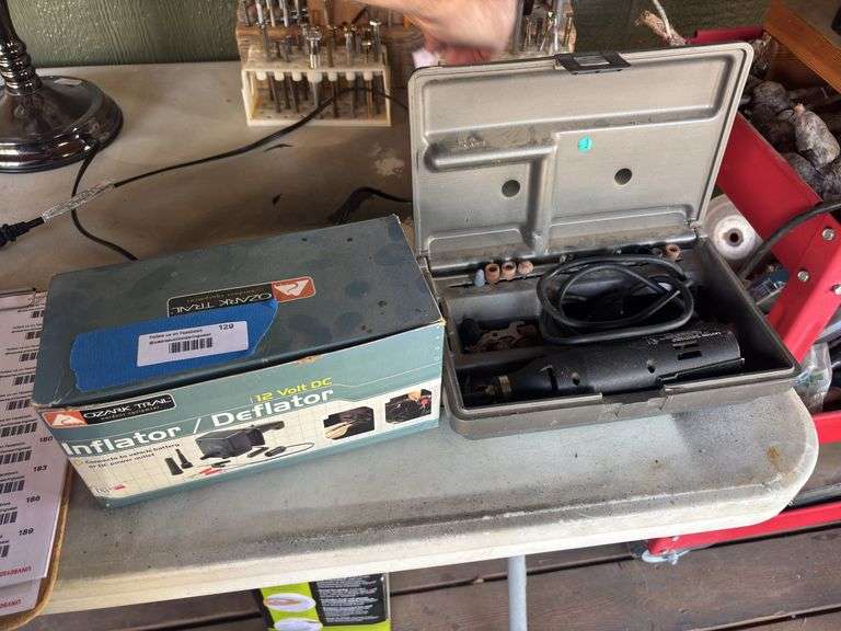 12 volt inflator deflator and dremel tool image