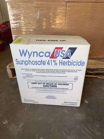 5 gallon jug of WyncaUSA Sunphosate 41% Herbicide