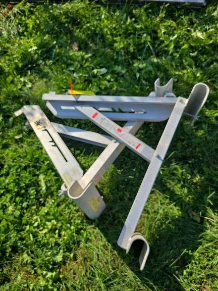 Pair Werner aluminum ladder jacks