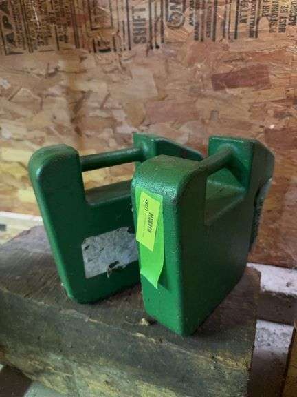2 garden tractor mini suitcase weights  40# image