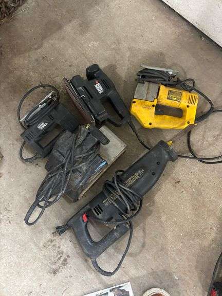 Power tools - sander, jig saw, recip saw