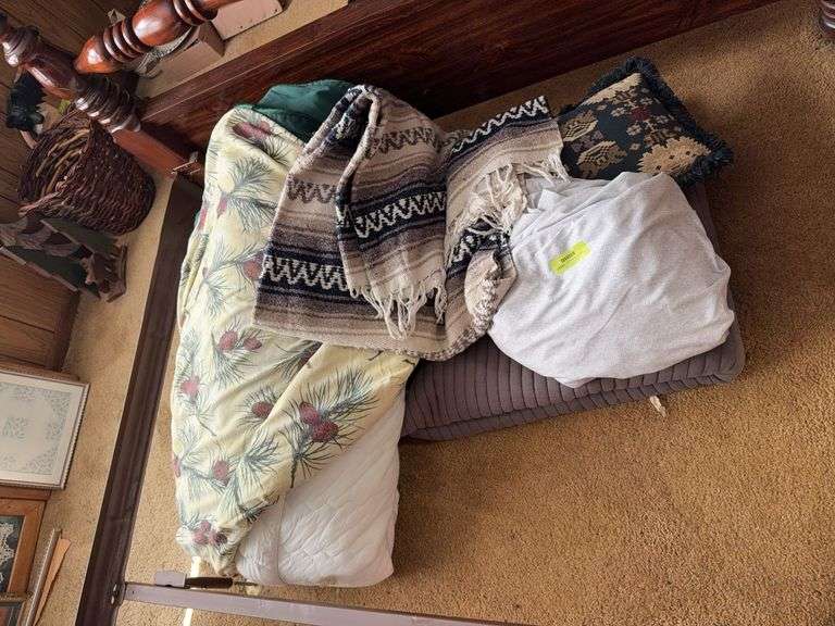 Pinecone flannel sheets, comforter, pillows etc image