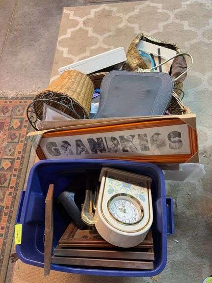 Picture frames, sewing, back massager, basket, etc image