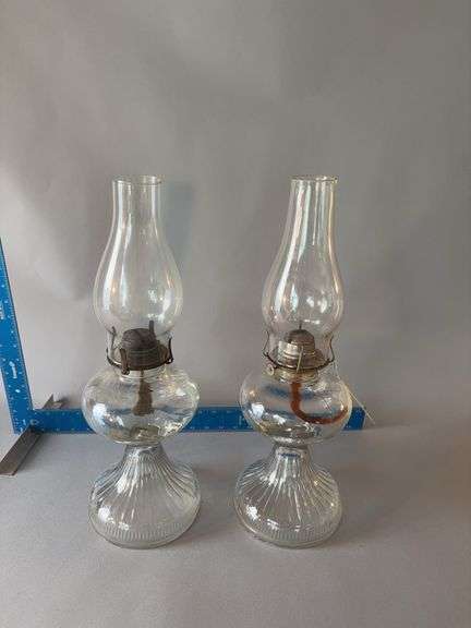 Two oil lamps image