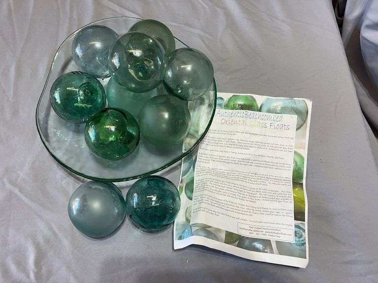 Beachcomber oriental glass floats