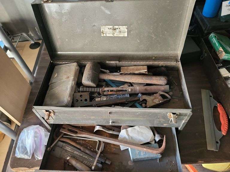 Toolbox with tools