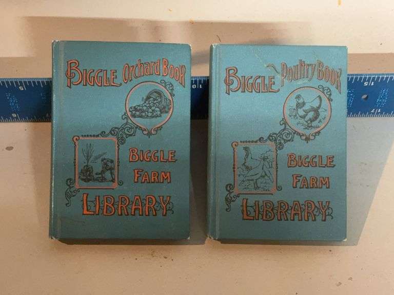 Two Biggle Farm Library books-Biggle Poultry Book and Biggle Orchard Book image