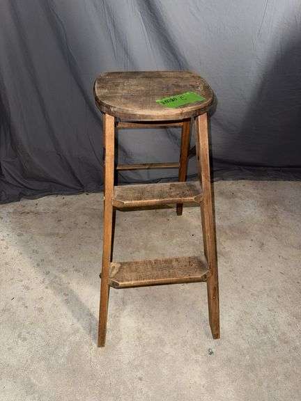 3 step fold up step stool image