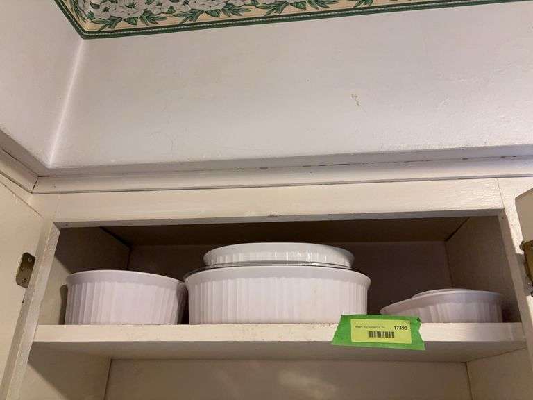 White casserole dishes image