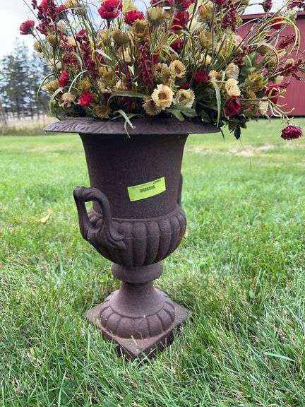 17" Cast Iron Urn image
