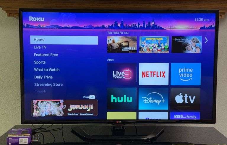 LG 47" TV w/ Roku image