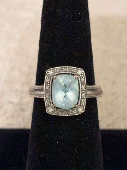 Diamond accent, 925, sz 7 image