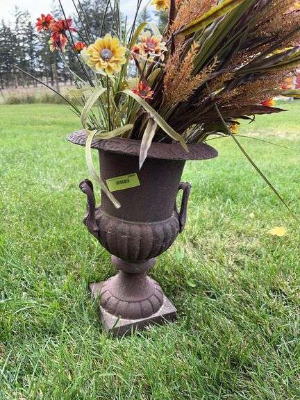 17" Cast Iron urn image
