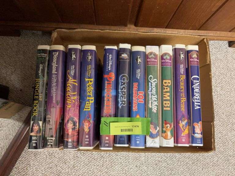 Collection of Disney VHS tapes image