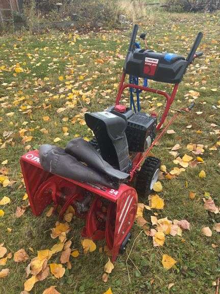 Troy bilt storm 2410 snowblower like new image