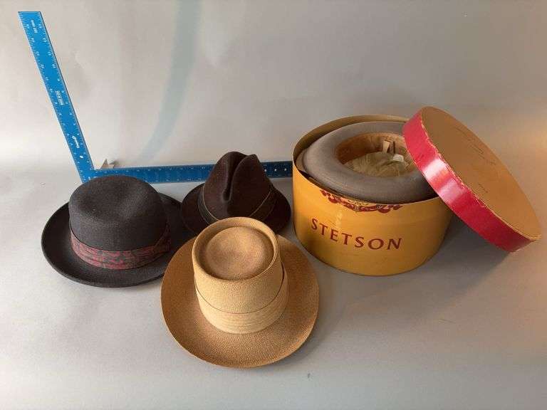 Fine men’s hats and Stetson hat box image