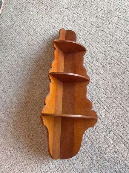 36”tall hanging corner shelf image