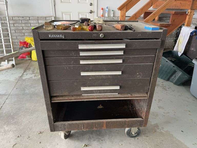 Kennedy rolling toolbox base 6 drawers and contents 20 x 29 image