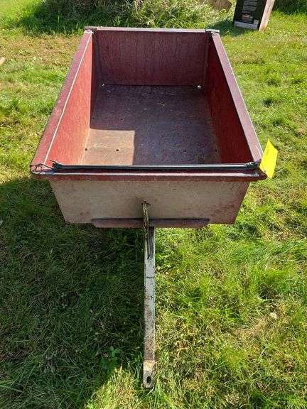 Lawn mower pull behind dump trailer 7.5 cf