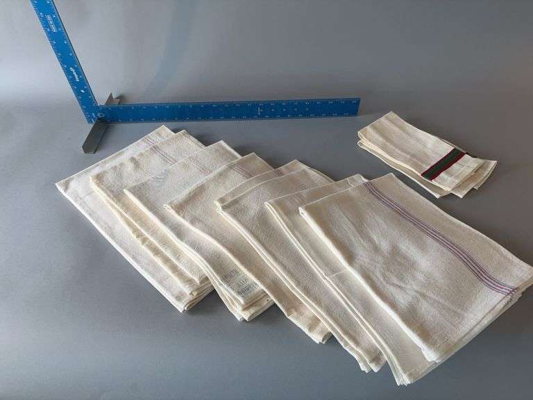 Flour sack towels waiting to be decorated! image